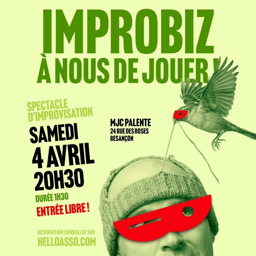 A nous de jouer ! Spectacle d'improvisation théâtrale