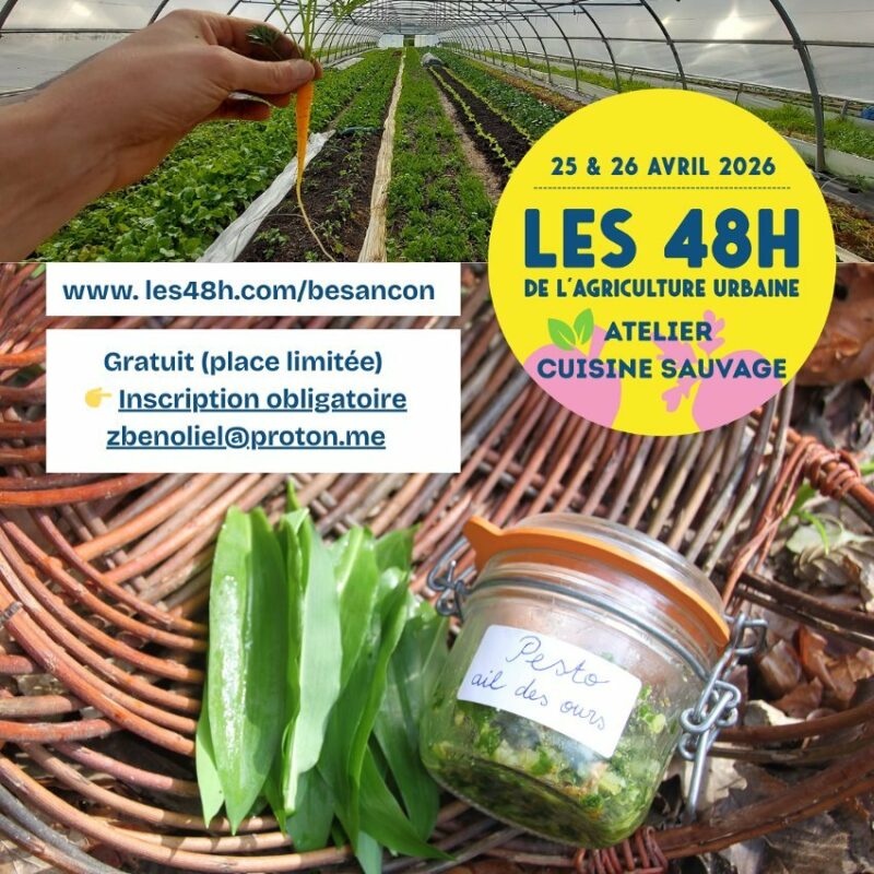 VISITE FERME & atelier cuisine sauvage