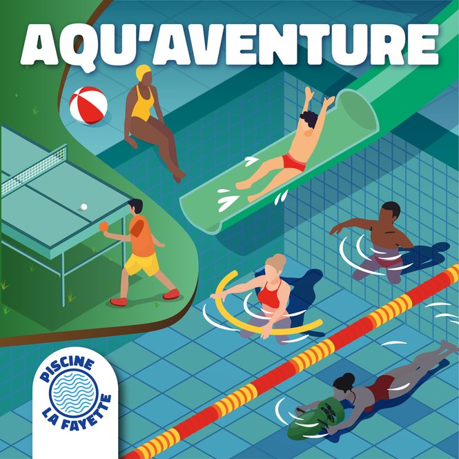 Aqu’aventure : Venez passer un après-midi animé et sportif à la piscine La Fayette !