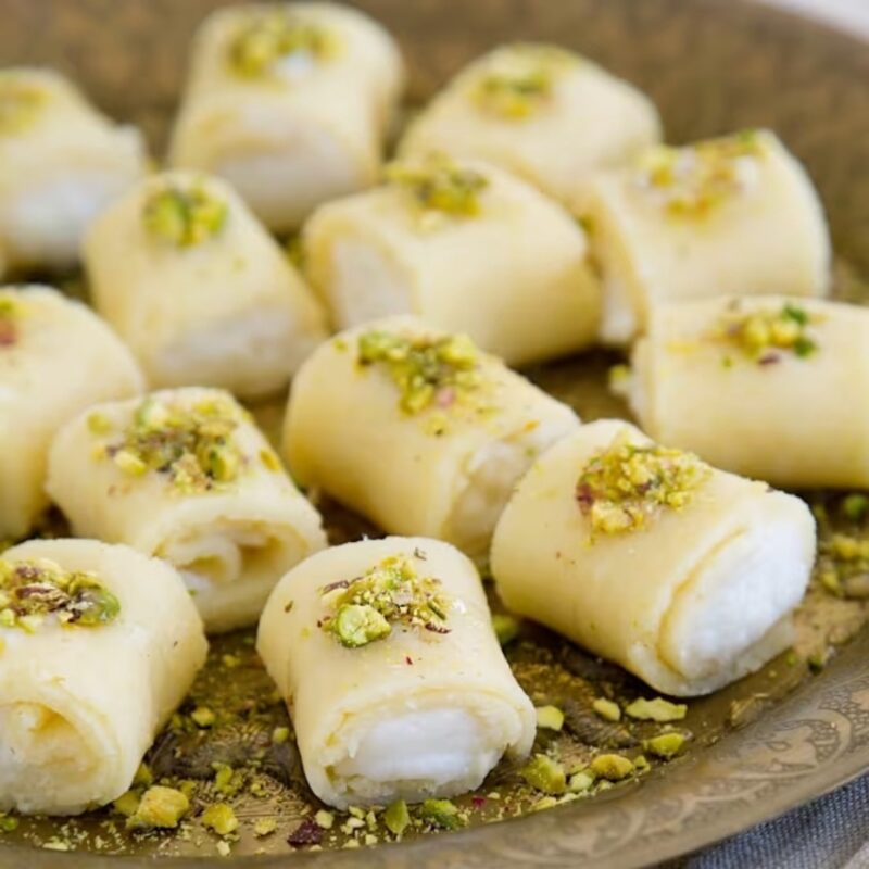 Atelier pâtisserie en famille - Confection de "Halawet el jibn" (Syrie)