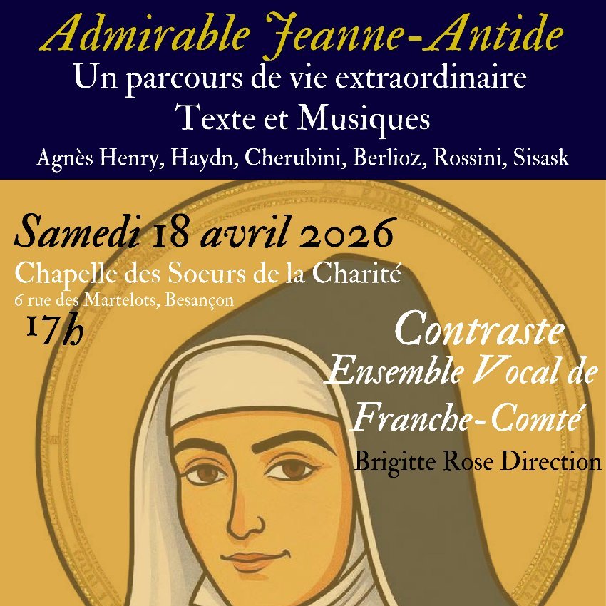 Concert Admirable Jeanne-Antide