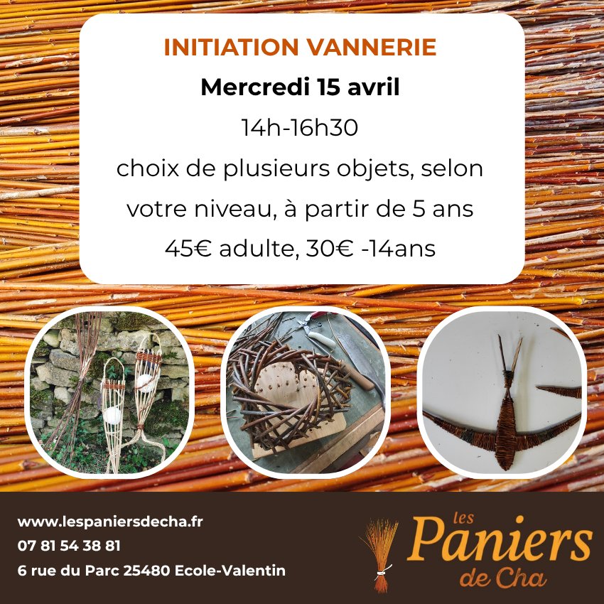 Initiation vannerie