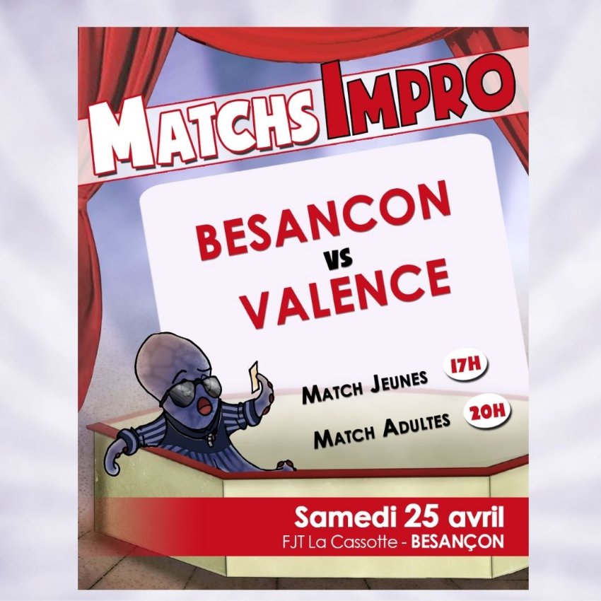Match d'improvisation - Besançon VS Valence