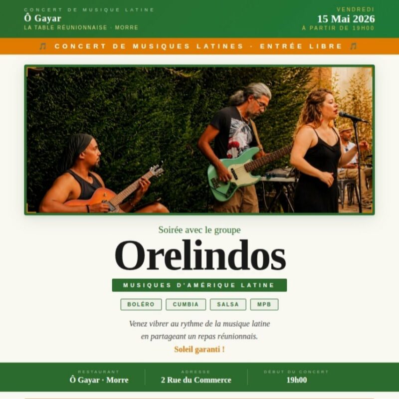 Orelindos : concert de musique latine