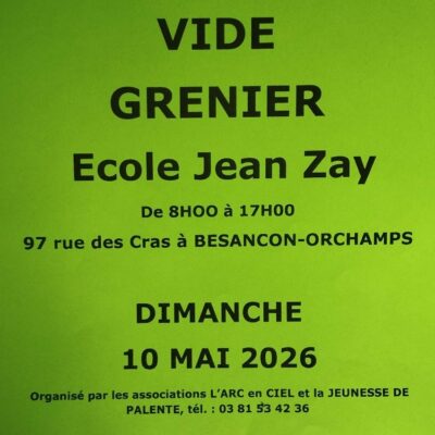Vide grenier d'Arc en Ciel et de la Jeunesse de Palente