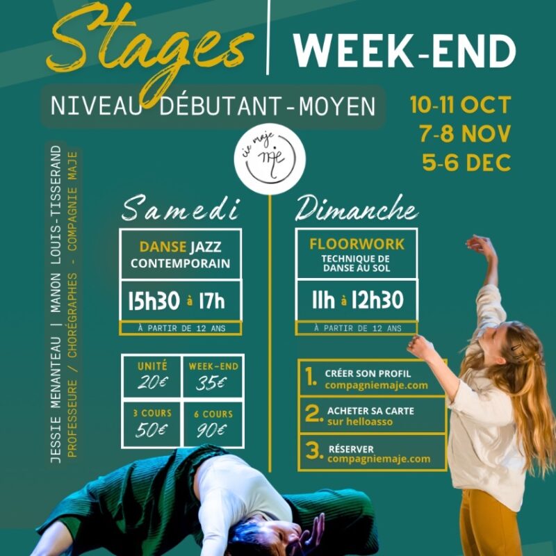 Stages de danse | Automne 2026