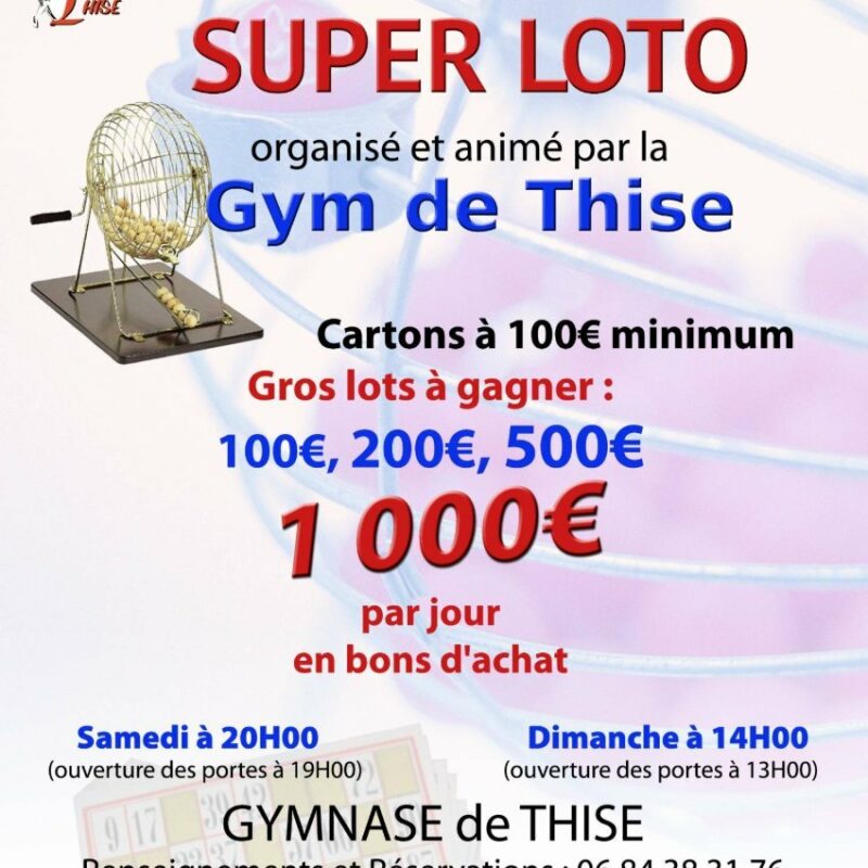 Super Loto de la Gym de Thise
